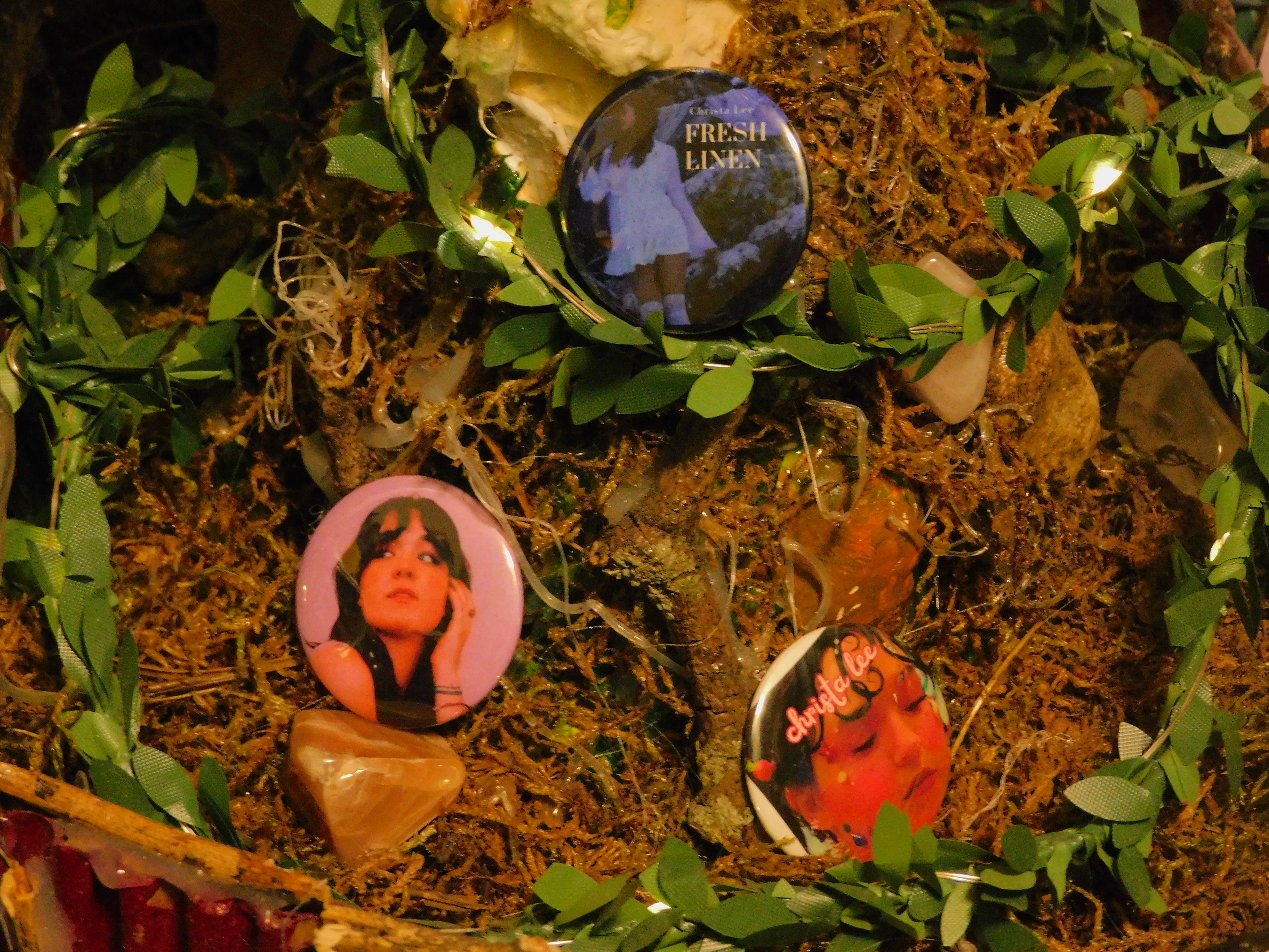 Fresh Linen Pin-Back Button