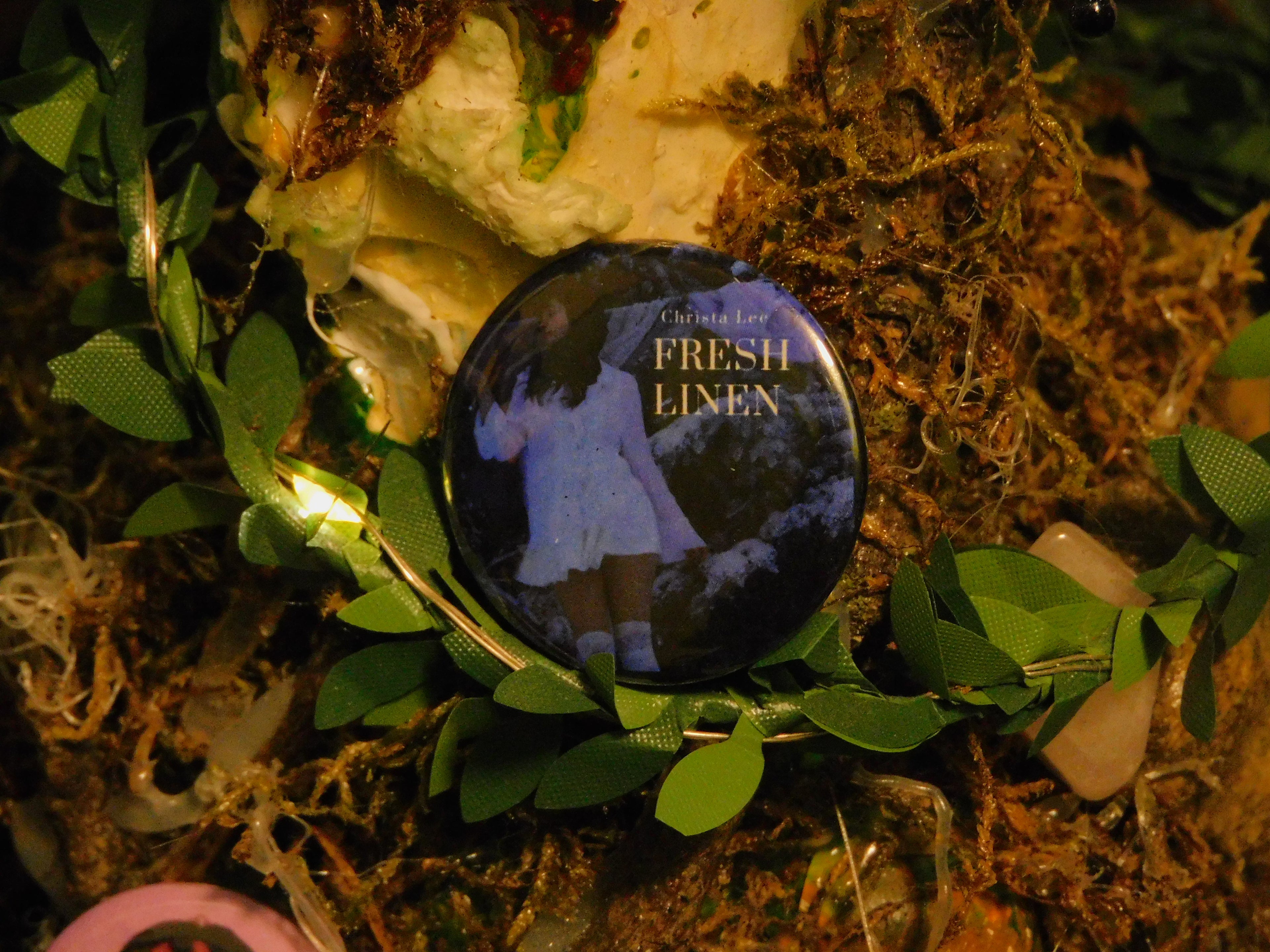 Fresh Linen Pin-Back Button